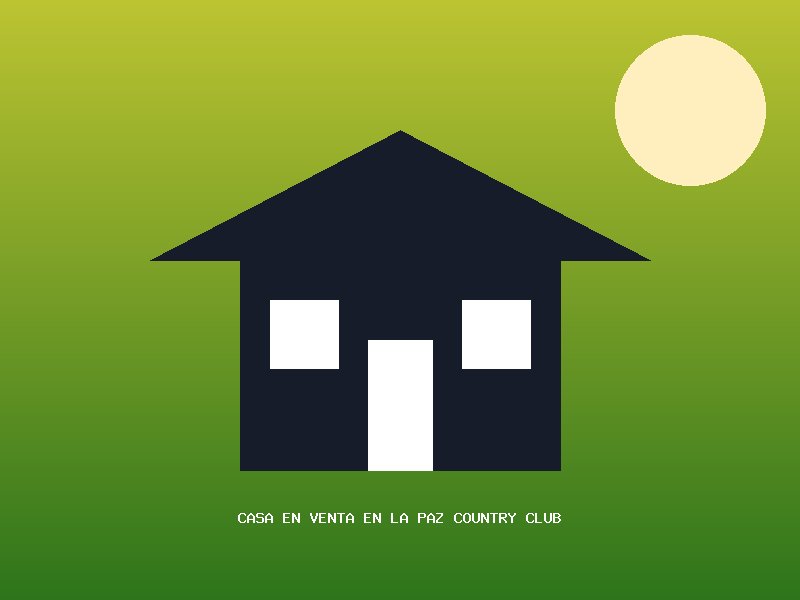 Casa en venta en La Paz Country Club