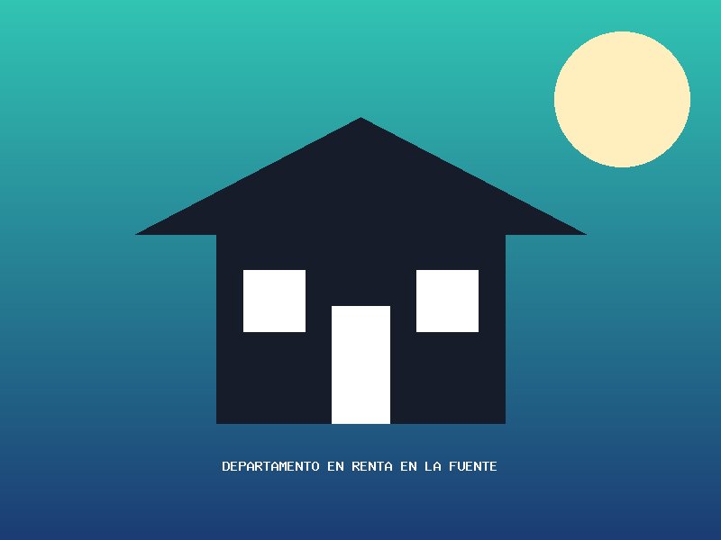 Departamento en renta en La Fuente